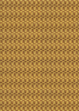 Patterned Orange Novelty Rug, pat2378