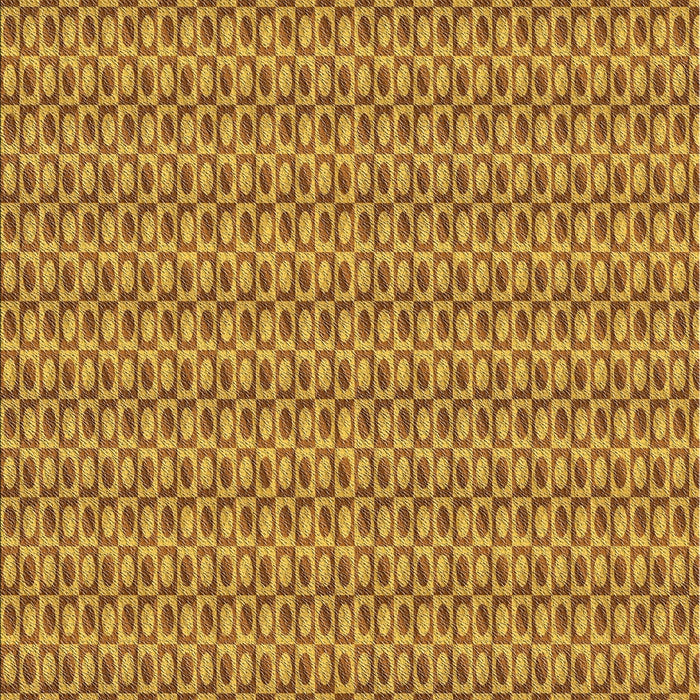 Patterned Orange Novelty Rug, pat2378