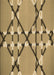 Patterned Metallic Gold Rug, pat2379brn