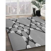 Patterned Cloud Gray Rug, pat2379gry