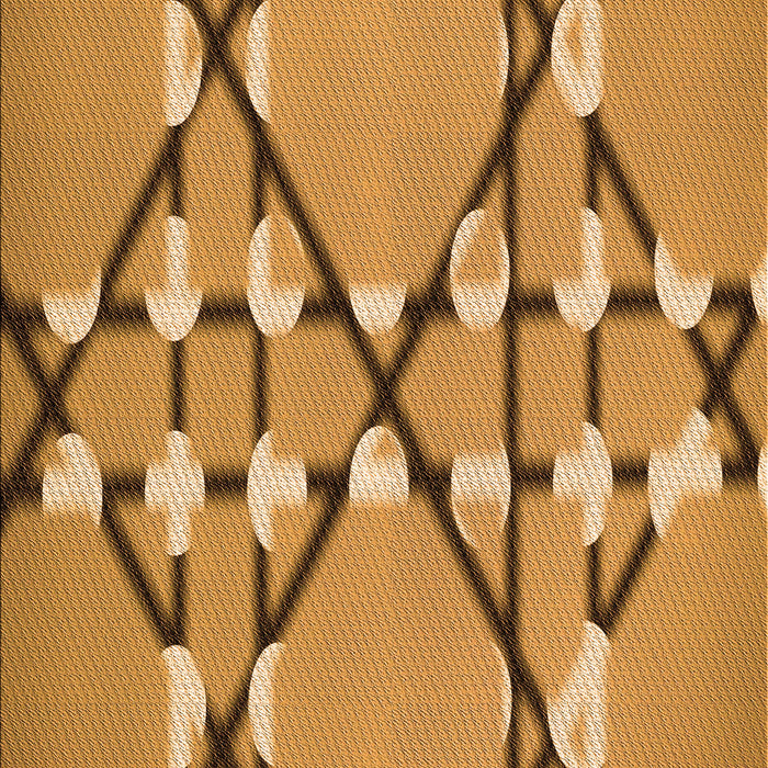 Patterned Orange Rug, pat2379org