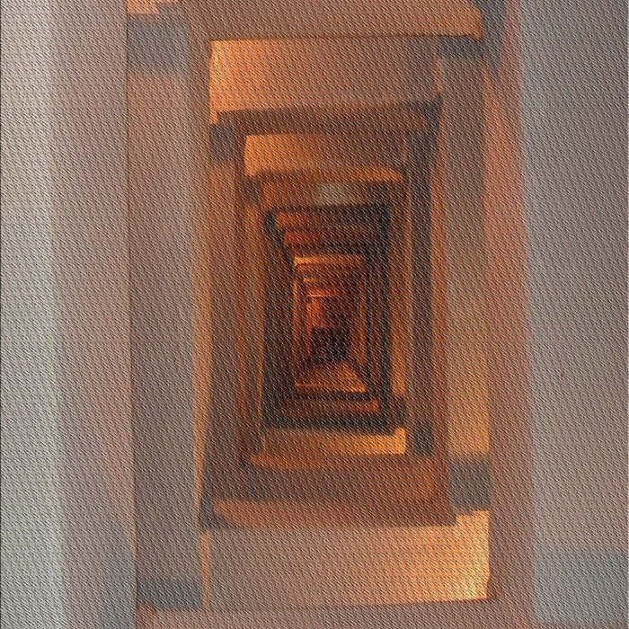 Machine Washable Transitional Dark Sienna Brown Rug, wshpat237