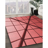 Patterned Red Rug, pat238rd