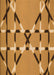 Patterned Mahogany Brown Rug, pat2380org