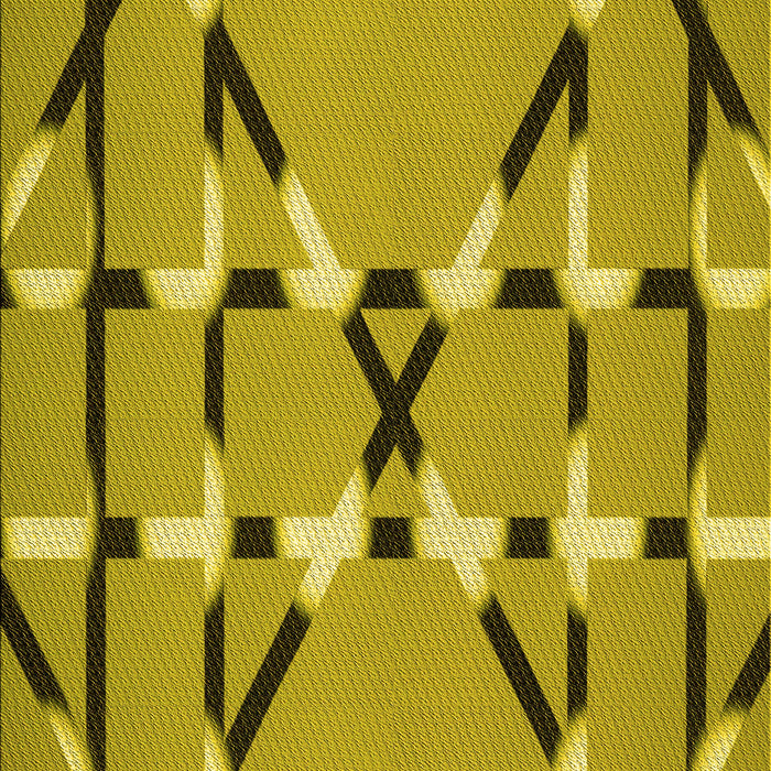 Machine Washable Transitional Dark Yellow Green Rug, wshpat2380yw