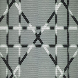 Square Patterned Gray Novelty Rug, pat2380