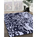 Machine Washable Transitional Night Blue Rug in a Family Room, wshpat2382blu