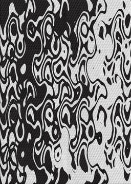 Patterned Light Gray Novelty Rug, pat2382