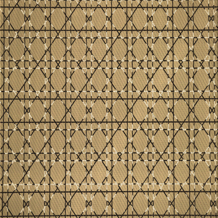 Round Patterned Red Brown Rug, pat2383brn