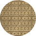 Square Patterned Red Brown Rug, pat2383brn