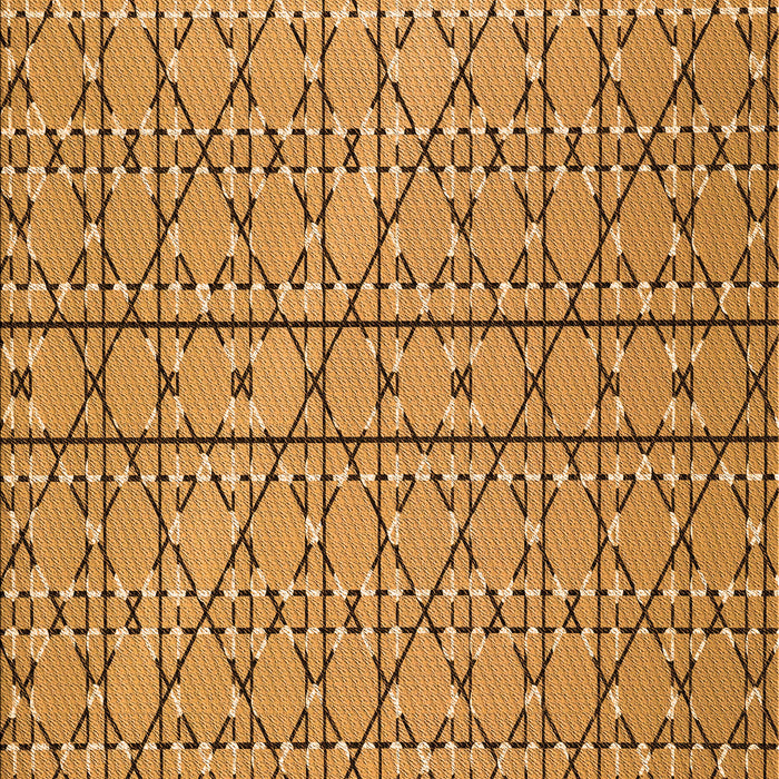 Patterned Orange Rug, pat2383org