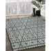 Machine Washable Transitional Silver Gray Rug in a Family Room, wshpat2383