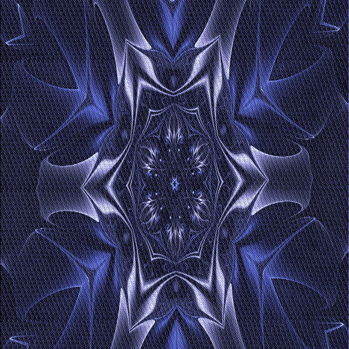 Machine Washable Transitional Deep Periwinkle Purple Rug, wshpat2384blu