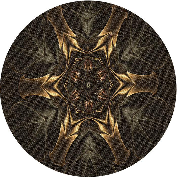 Square Machine Washable Transitional Midnight Gray Rug in a Living Room, wshpat2384brn