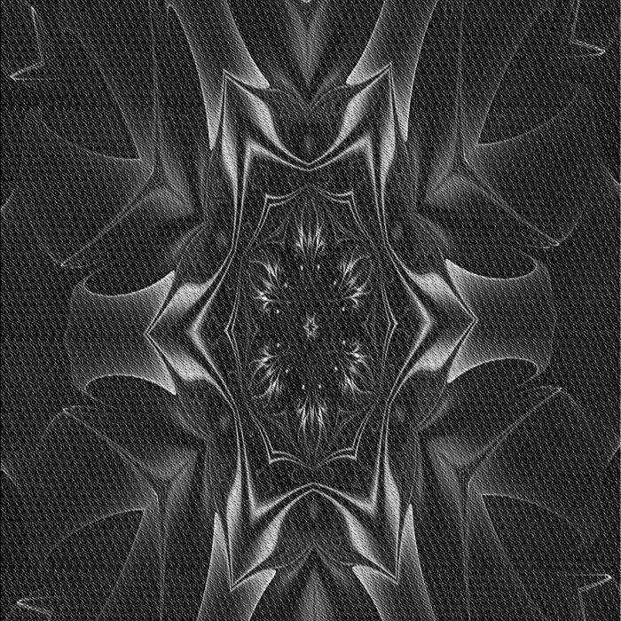 Machine Washable Transitional Black Rug, wshpat2384gry