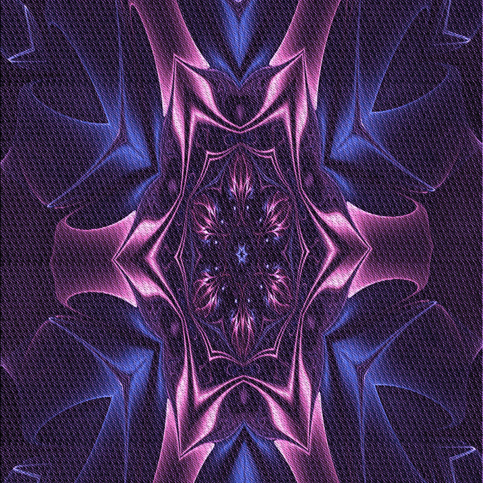 Machine Washable Transitional Deep Purple Rug, wshpat2384pur