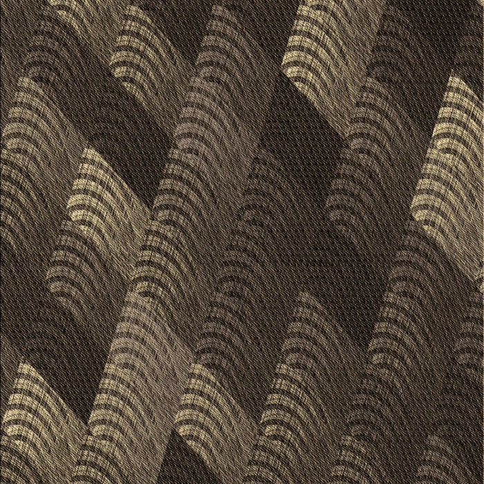 Machine Washable Transitional Midnight Gray Rug, wshpat2385brn