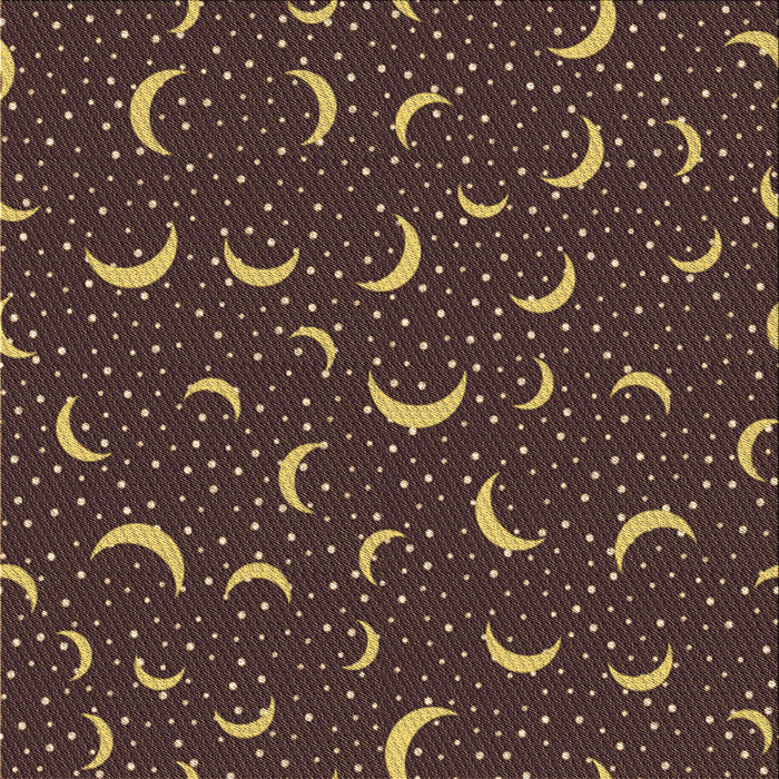 Round Patterned Brown Rug, pat2386brn