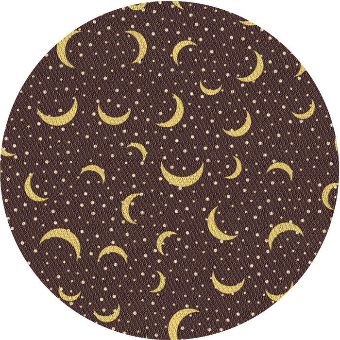 Square Patterned Brown Rug, pat2386brn