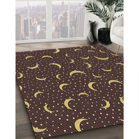 Patterned Brown Rug, pat2386brn