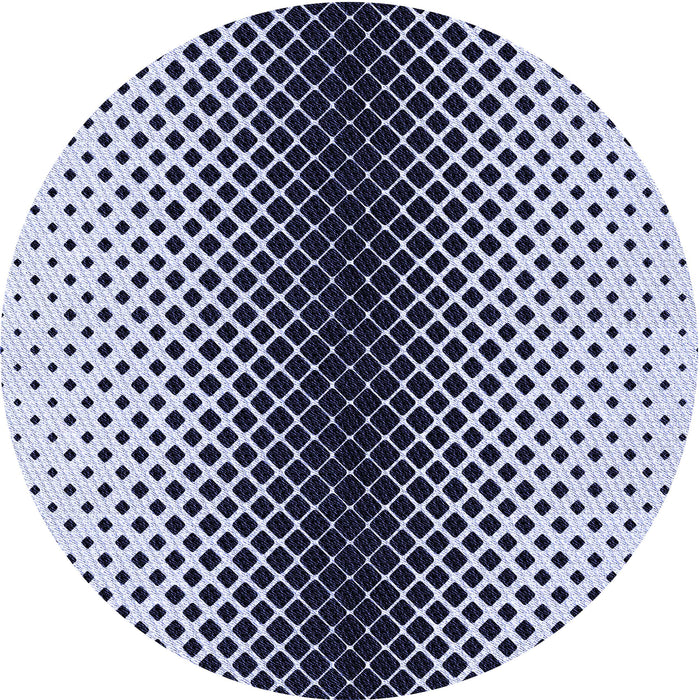 Square Patterned Blue Rug, pat2387blu