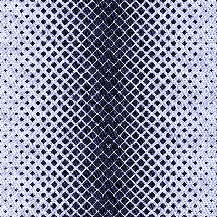 Round Patterned Blue Rug, pat2387blu