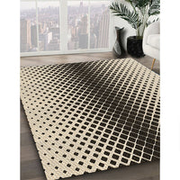 Patterned Milk Chocolate Brown Rug, pat2387brn