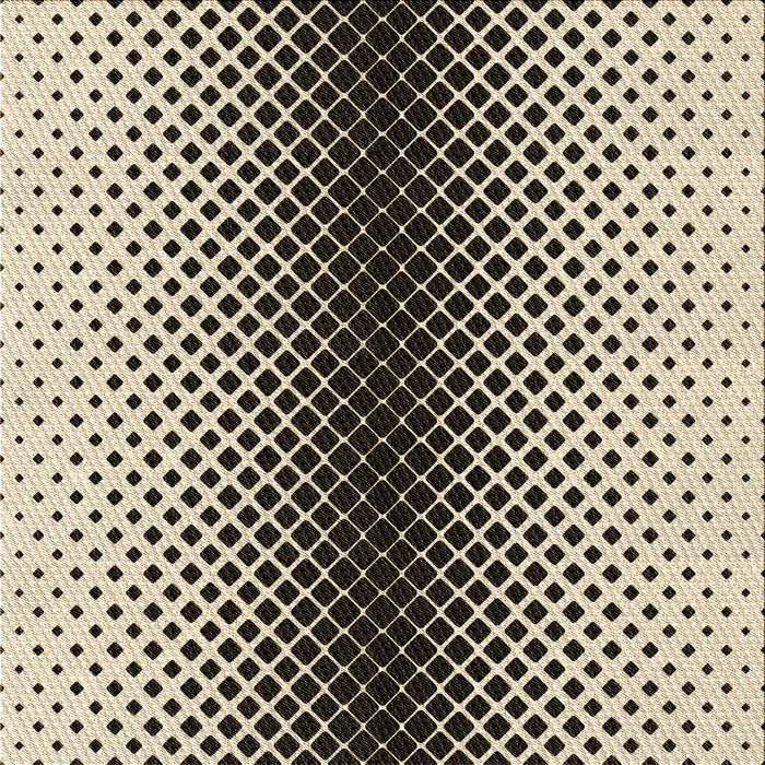 Round Patterned Milk Chocolate Brown Rug, pat2387brn