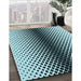 Patterned Deep-Sea Blue Rug in Family Room, pat2387lblu