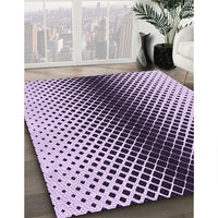 Patterned Blossom Pink Rug, pat2387pur