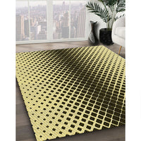 Patterned Milk Chocolate Brown Rug, pat2387yw