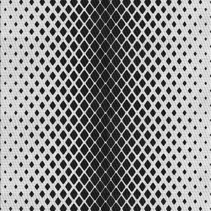 Patterned Platinum Gray Novelty Rug, pat2387