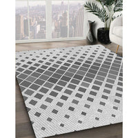 Patterned Silver Gray Rug, pat2388gry