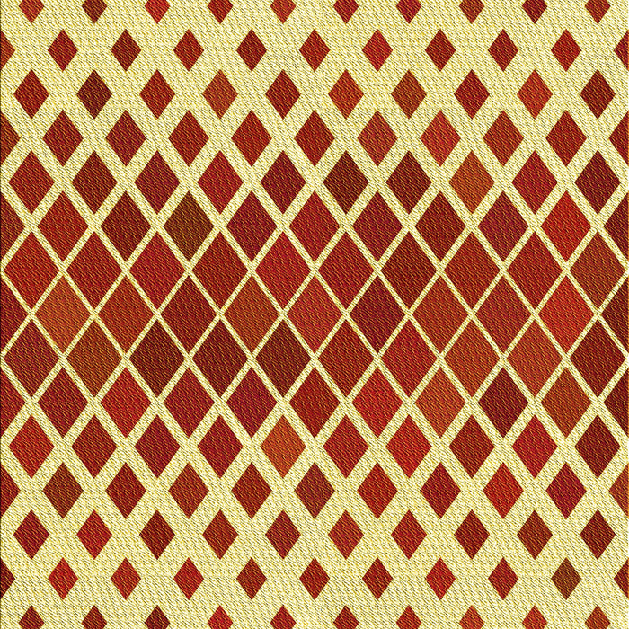 Patterned Red Rug, pat2388yw
