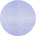 Square Patterned Lavender Blue Rug, pat2389blu