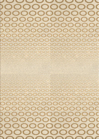 Machine Washable Transitional Vanilla Gold Rug, wshpat2389brn