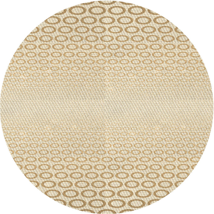 Square Machine Washable Transitional Vanilla Gold Rug in a Living Room, wshpat2389brn