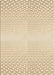 Patterned Vanilla Gold Rug, pat2389brn