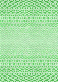 Machine Washable Transitional Green Rug, wshpat2389grn