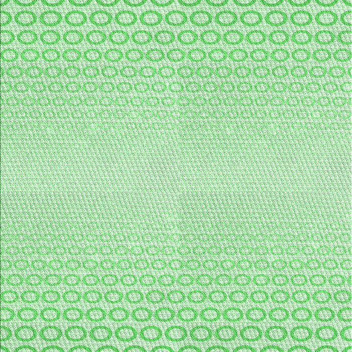 Machine Washable Transitional Green Rug, wshpat2389grn
