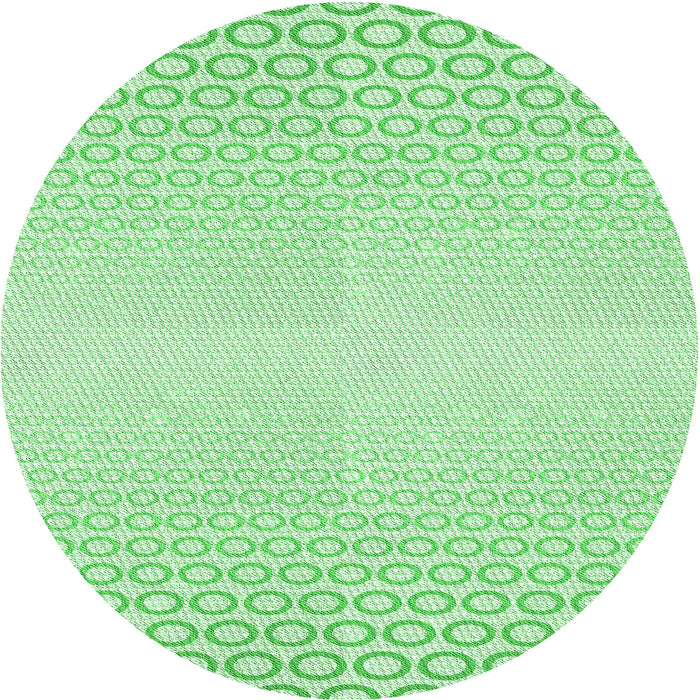 Square Machine Washable Transitional Green Rug in a Living Room, wshpat2389grn