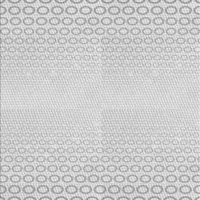 Machine Washable Transitional Platinum Gray Rug, wshpat2389gry