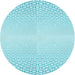 Square Patterned Diamond Blue Rug, pat2389lblu