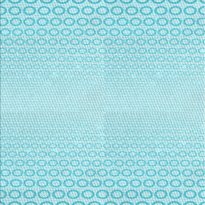 Machine Washable Transitional Diamond Blue Rug, wshpat2389lblu