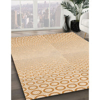 Patterned Orange Rug, pat2389org