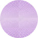 Square Patterned Purple Rug, pat2389pur