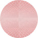 Square Patterned Light Rose Pink Rug, pat2389rd