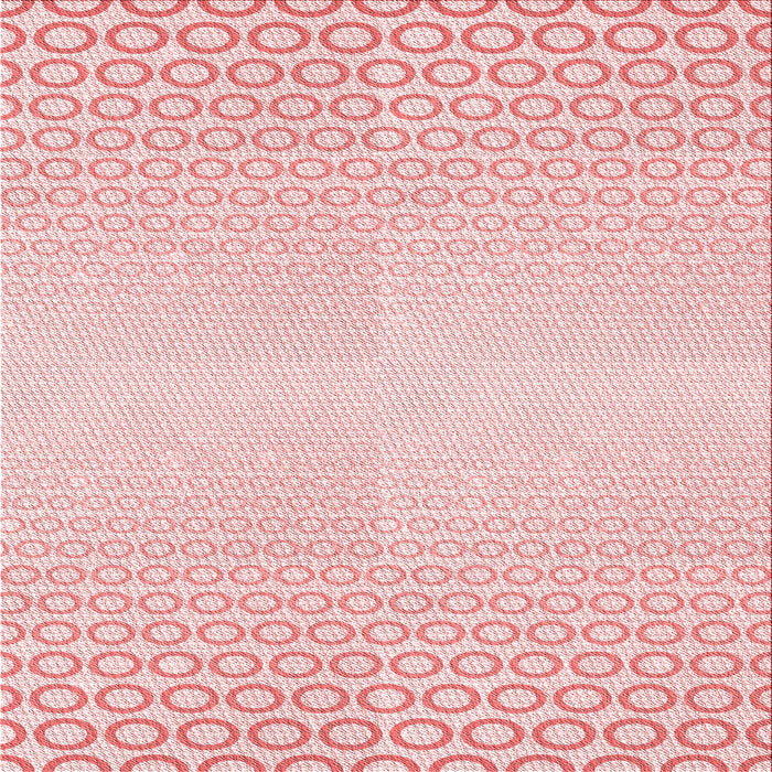 Round Patterned Light Rose Pink Rug, pat2389rd