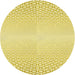 Square Patterned Yellow Rug, pat2389yw