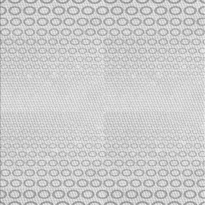 Machine Washable Transitional White Smoke Rug, wshpat2389